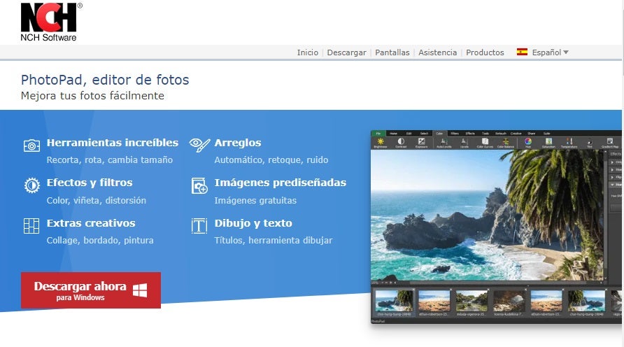 Página de PhotoPad