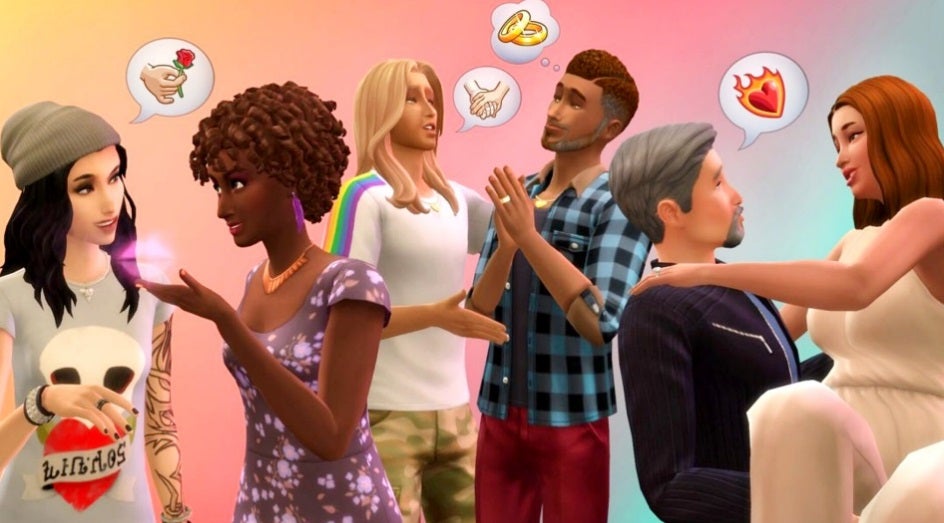 Distintas relaciones entre Sims