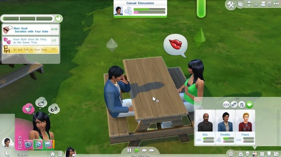 Cita en the sims 4