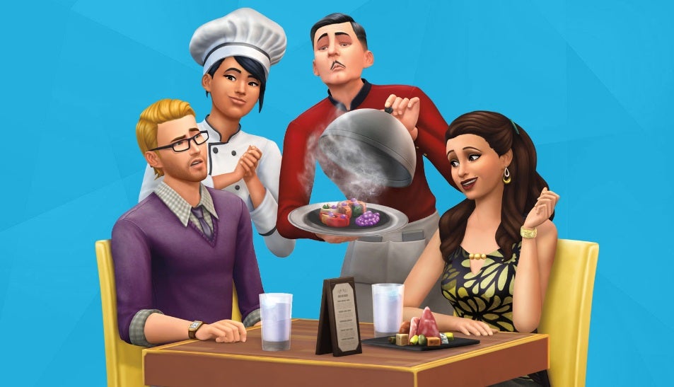Cena romántica en the sims 4