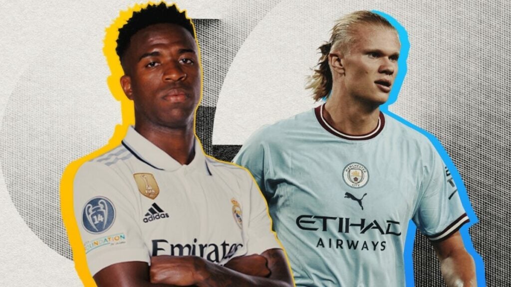 Vinicius Jr. y Haaland en portada