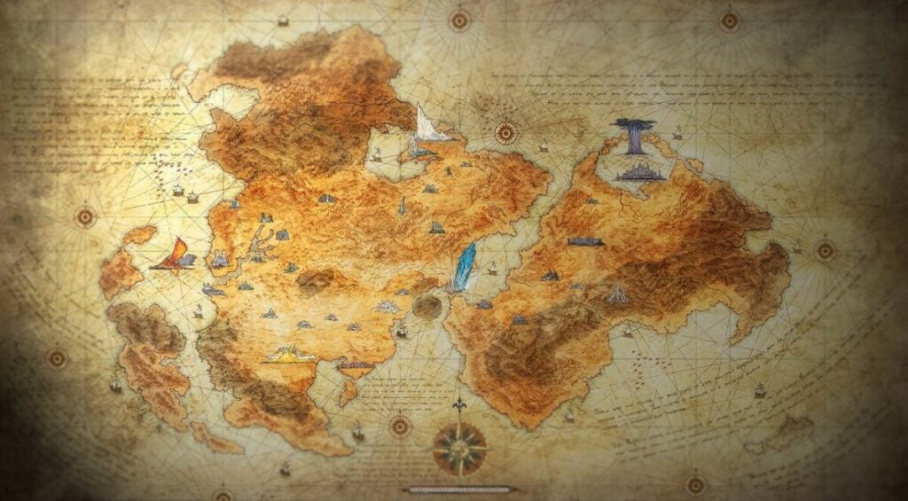 mapa completo del universo de ffxvi