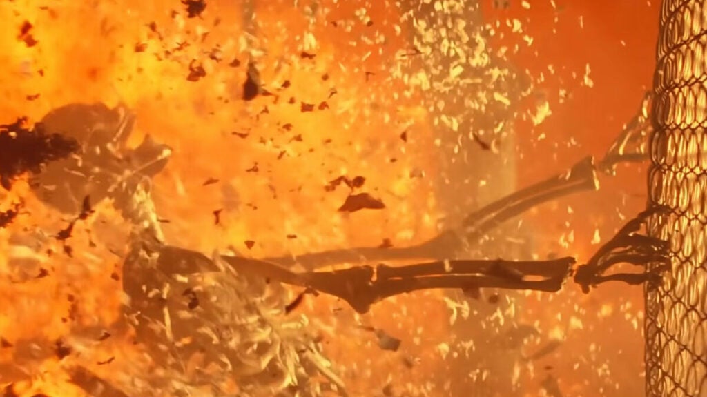 Captura de la escena de la bomba nuclear en la película Terminator 2