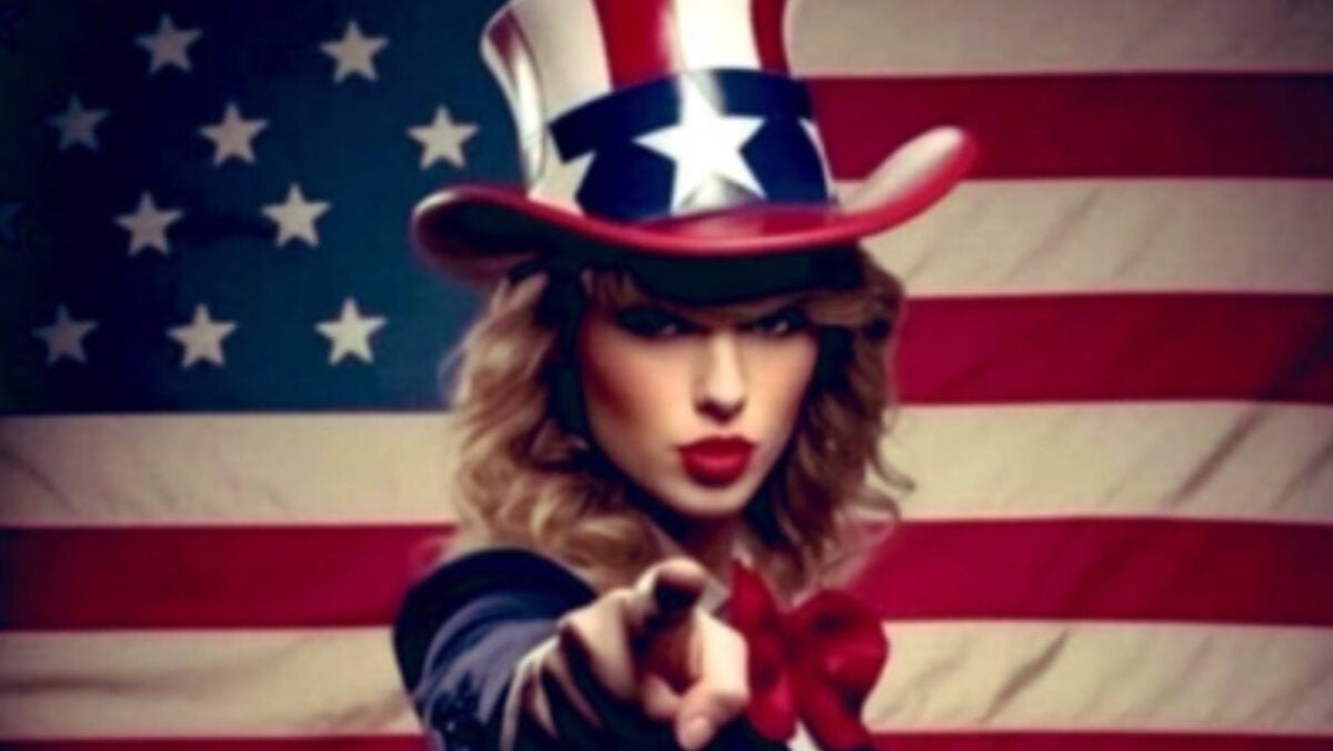 Donald Trump hace creer mediante la IA que Taylor Swift le apoya… y le sale fatal