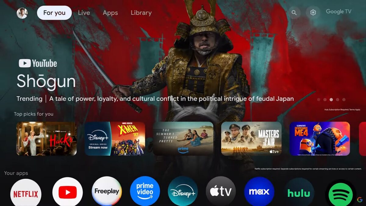 Google TV con la IA