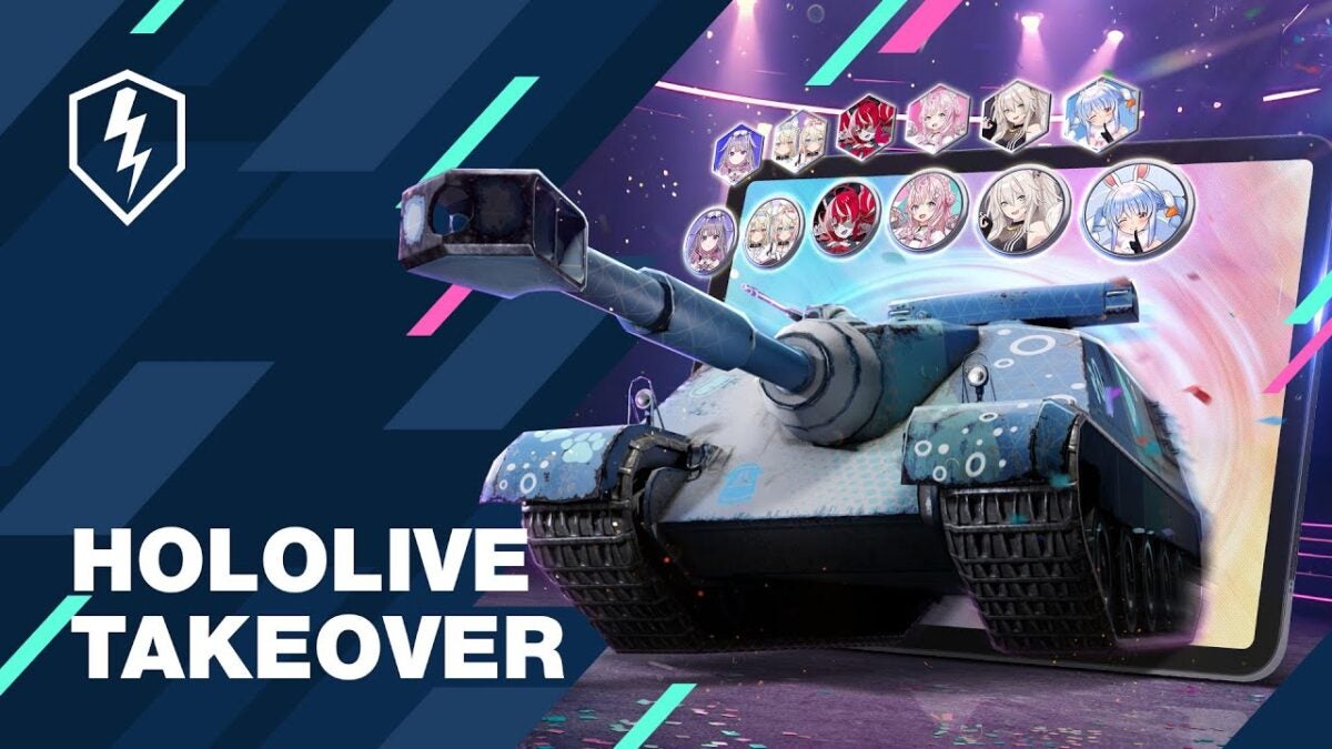 Llegan las chicas de Hololive a World of Tanks en la colaboración más loca de 2024