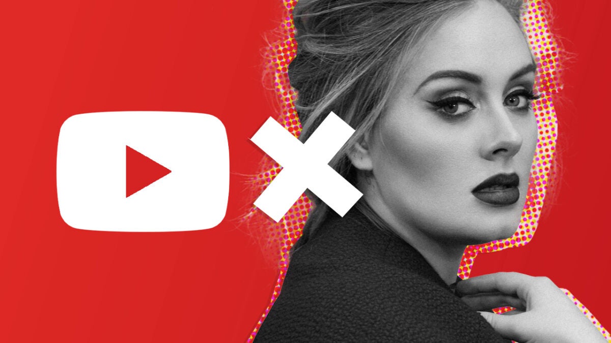 Olvídate de ver vídeos de Adele y Green Day en YouTube: una disputa por los derechos musicales es la causa