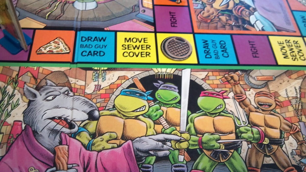 El juego de mesa de las Tortugas Ninja con el gameplay más extraño que os podáis imaginar