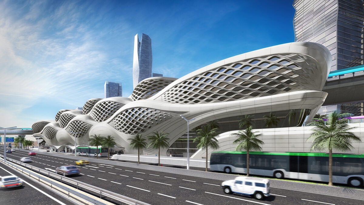 Zaha Hadid Architects' KAFD Metro Station