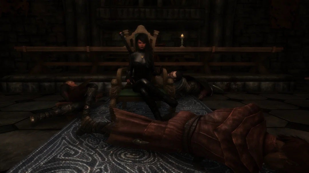 Alguien decidió experimentar cómo sería ser el único ser vivo de Skyrim… y no es bonito