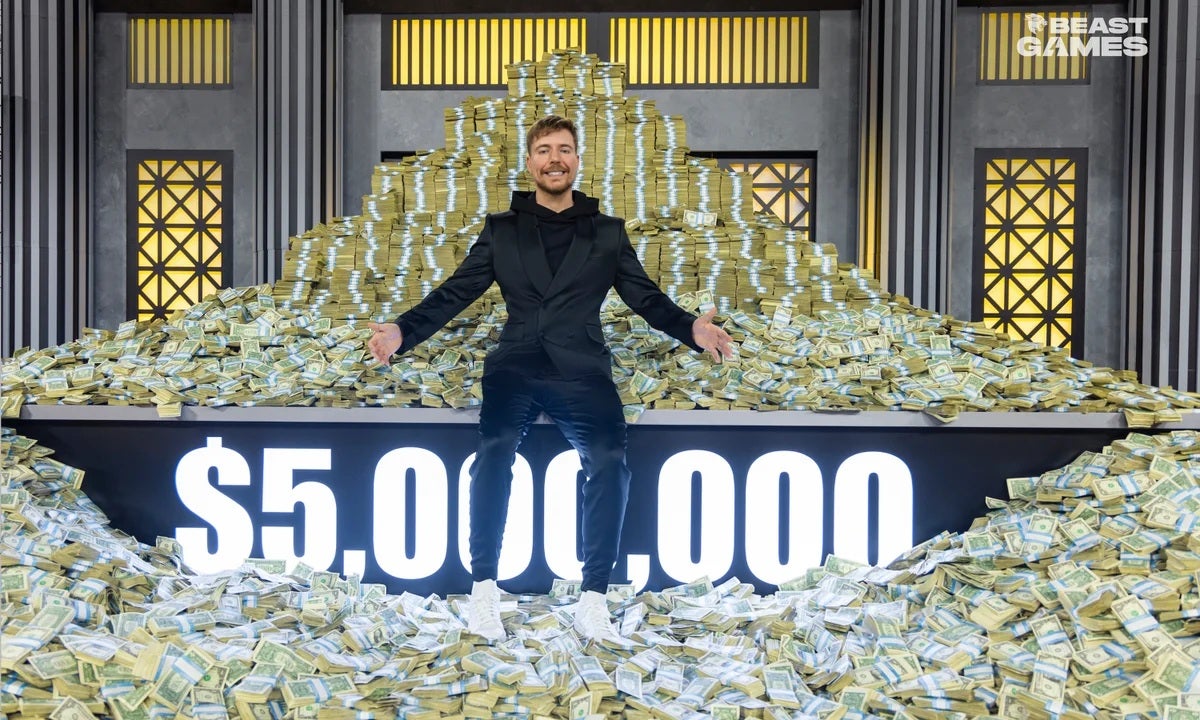 MrBeast se llama a sí mismo idiota por el coste de Beast Games, su reality show