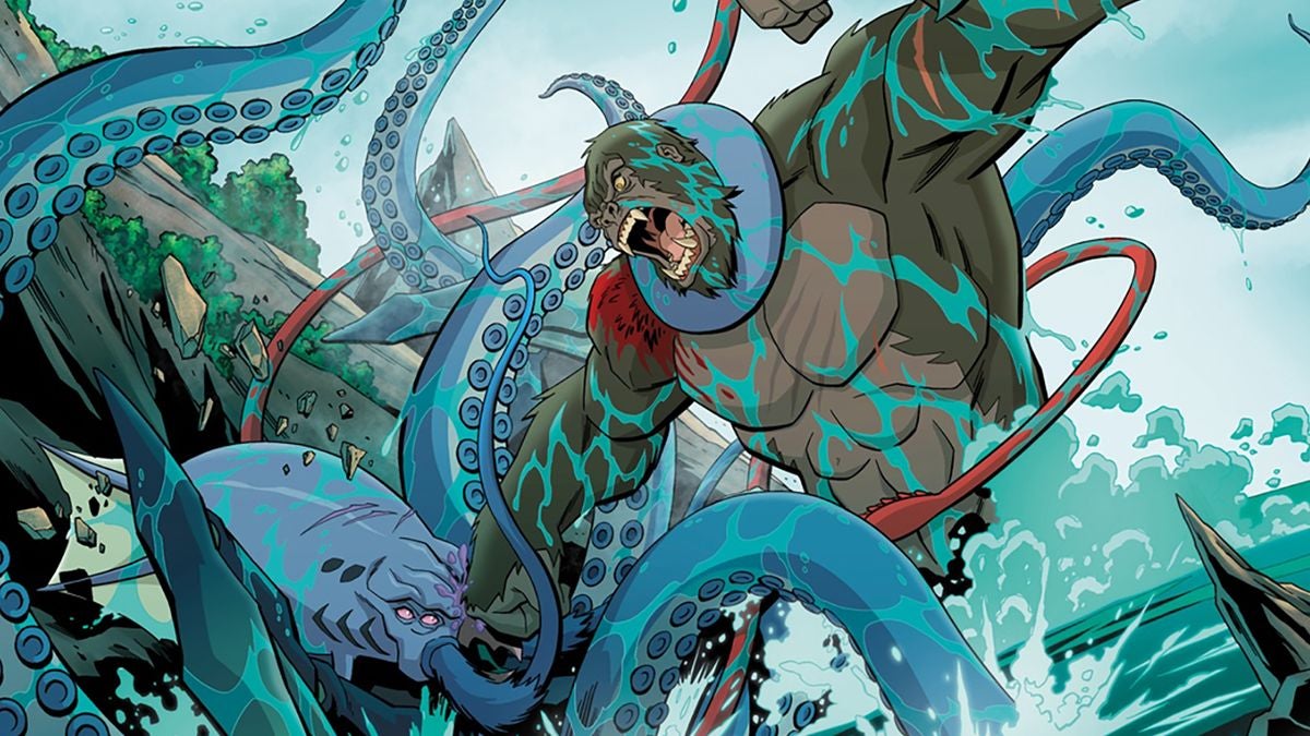 Este cómic sobre monstruos gigantes complementa a la serie de animación Skull Island de Netflix