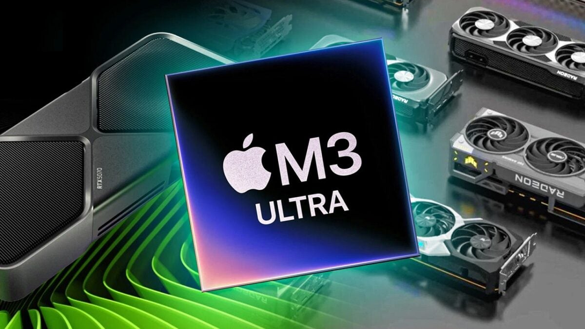 La RTX 5070 Ti supera al Mac Studio en tareas creativas
