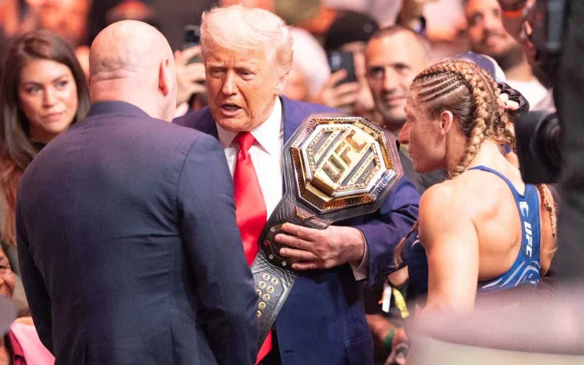 Donald Trump quiere que la Casa Blanca sea el escenario de una velada de la UFC