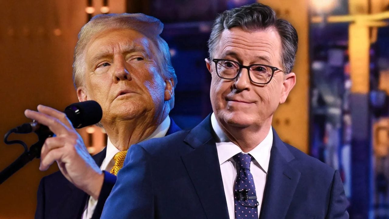 CBS niega que haya cancelado a Stephen Colbert por motivos políticos… mientras Donald Trump lo celebra
