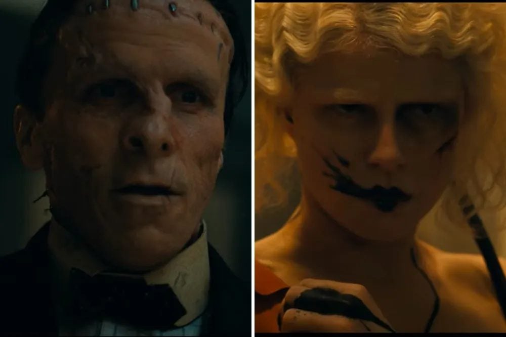 Maggie Gyllenhaal se tira a la piscina con su personal visión de la novia de Frankenstein