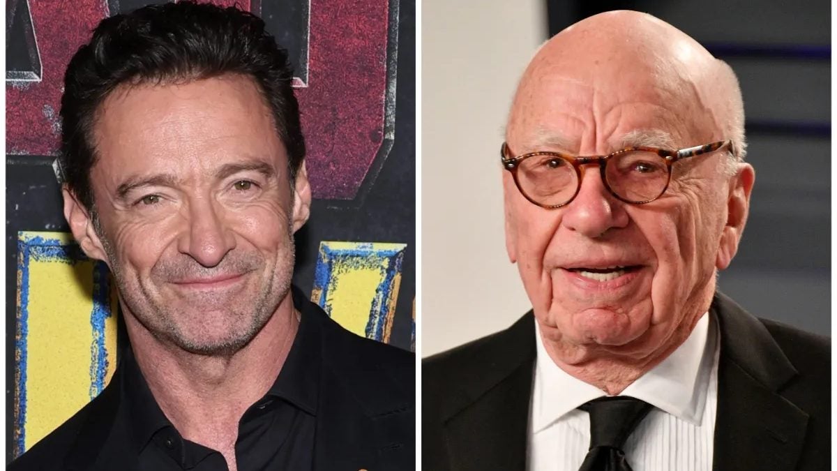 Hugh Jackman actúa como cantante en la fiesta del 95 cumpleaños de Rupert Murdoch