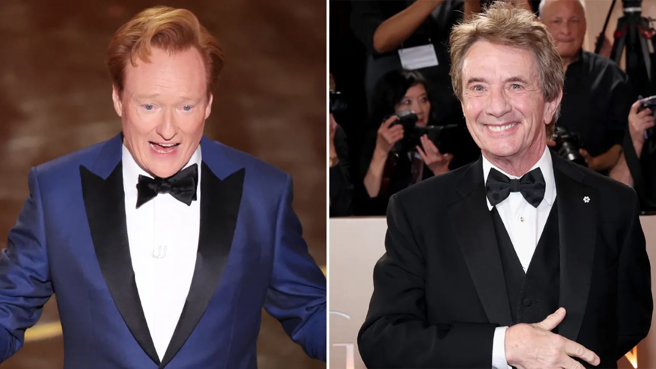 Conan O’Brien le da todo su amor a Martin Short desde los Óscar