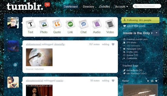 Customize your Tumblr dashboard with Stylish