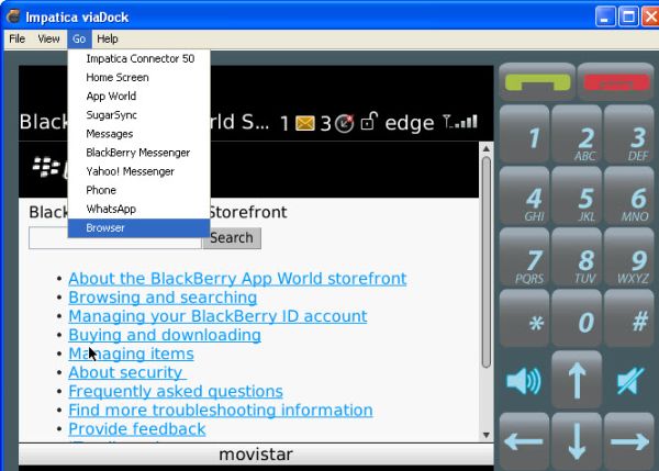 controls6 ViaDock drop-down