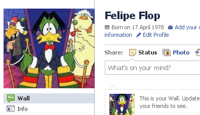 Fake profile picture
