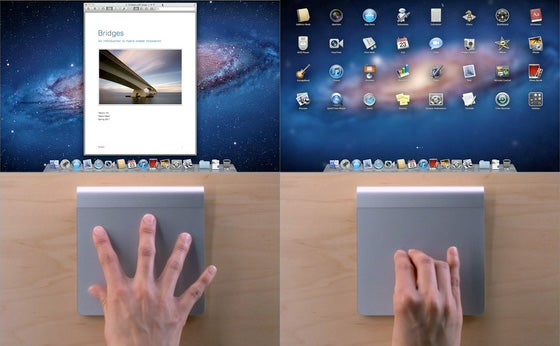 Launchpad gesture
