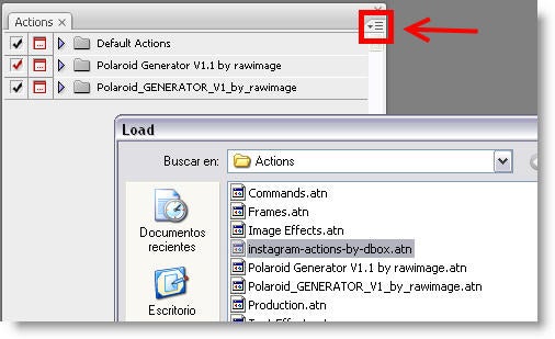Load actions