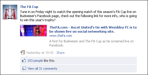 facebookblog Watch FA Cup football live on Facebook