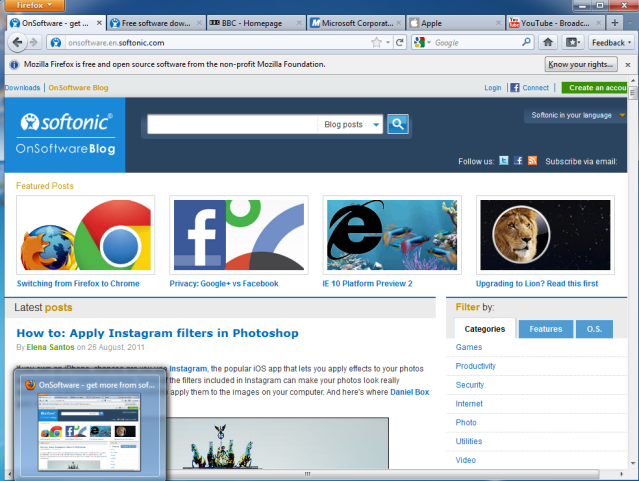firefox tabs