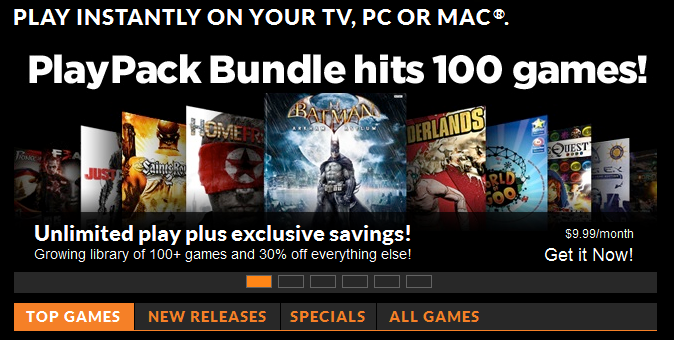 OnLive screenshot