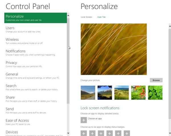 Control Panel