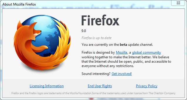 Firefox 9 Beta