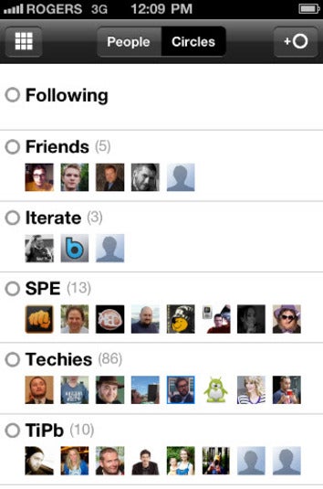 Google Plus for iPhone