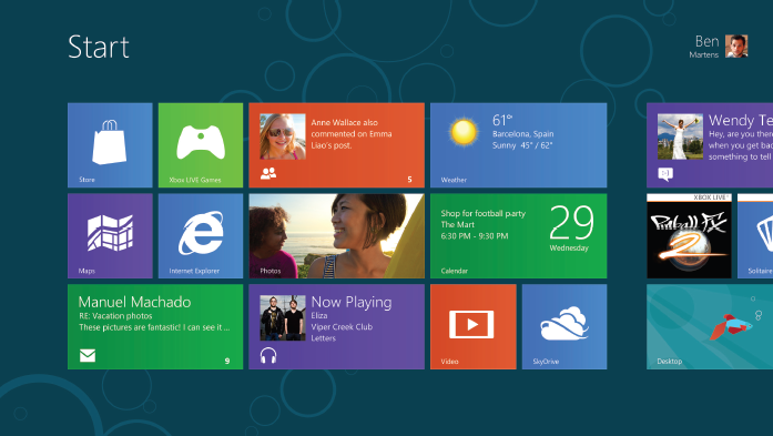 Windows 8 Interface