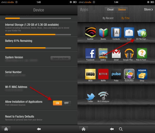 Kindle Fire Settings and Apps 00