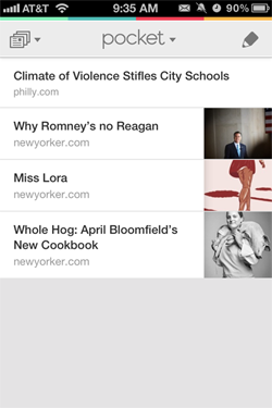 iphone pocket app
