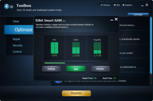 iobit advanced systemcare with antivirus memory optimizer iobit advanced systemcare with antivirus memory optimizer