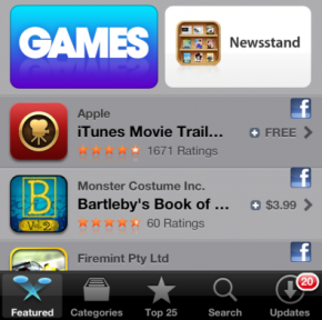 App Store iOS 6