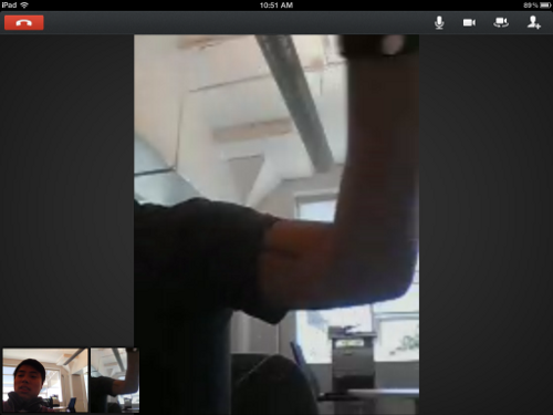 Google+ iPad Hangout