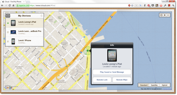 find my iphone website