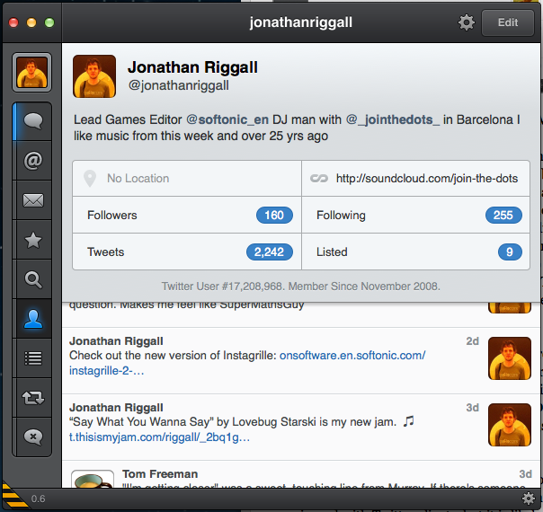 Tweetbot Profile