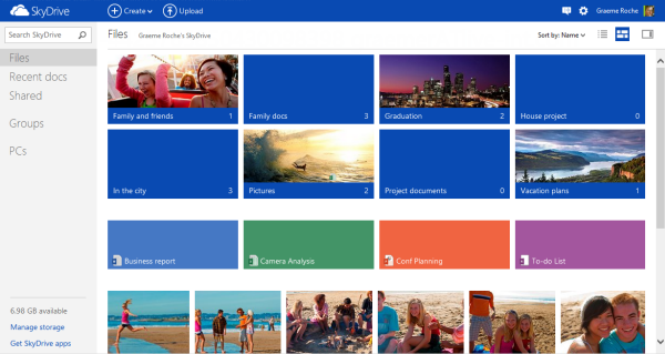 skydrive homepage