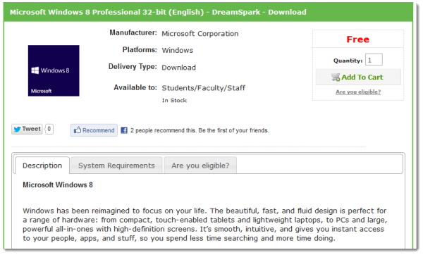 free windows 8 professional dreamspark free windows 8 professional dreamspark