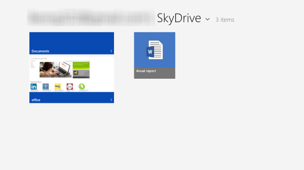 Windows 8 SkyDrive