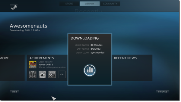 Steam big picture achievements