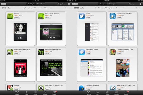 App Store iPad