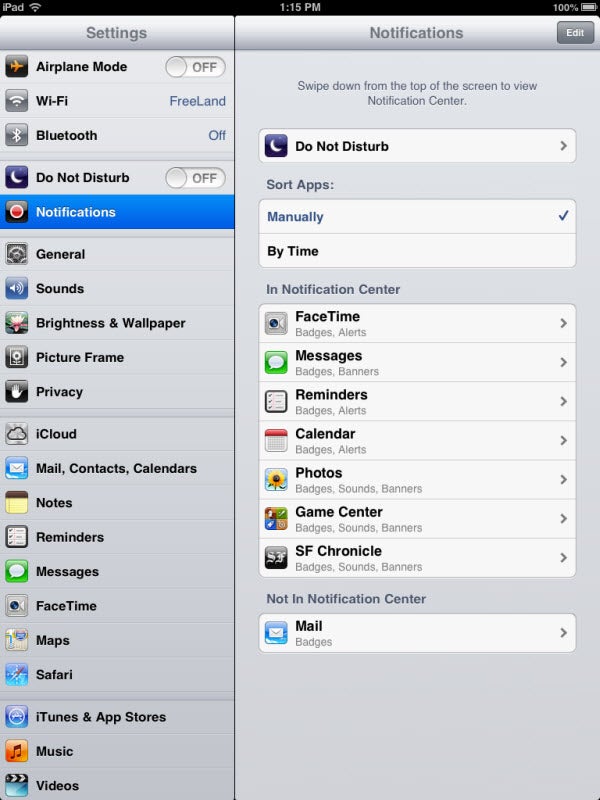 Apple iOS 6 iPad