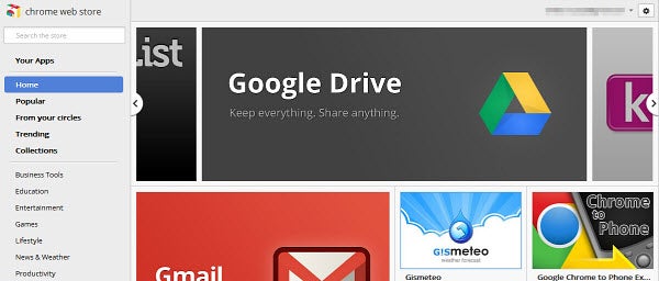 The Chrome Web Store