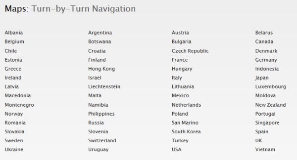 iOS 6 Maps turn-by-turn