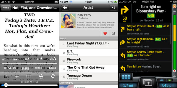 iPhone 5 apps